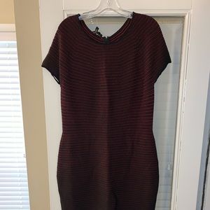 Escada Red/Black Bodycon